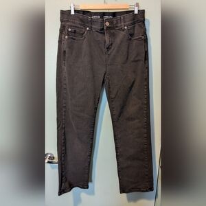 Torrid Bombshell Straight Premium Stretch Jeans Dark Wash Black Size 16R